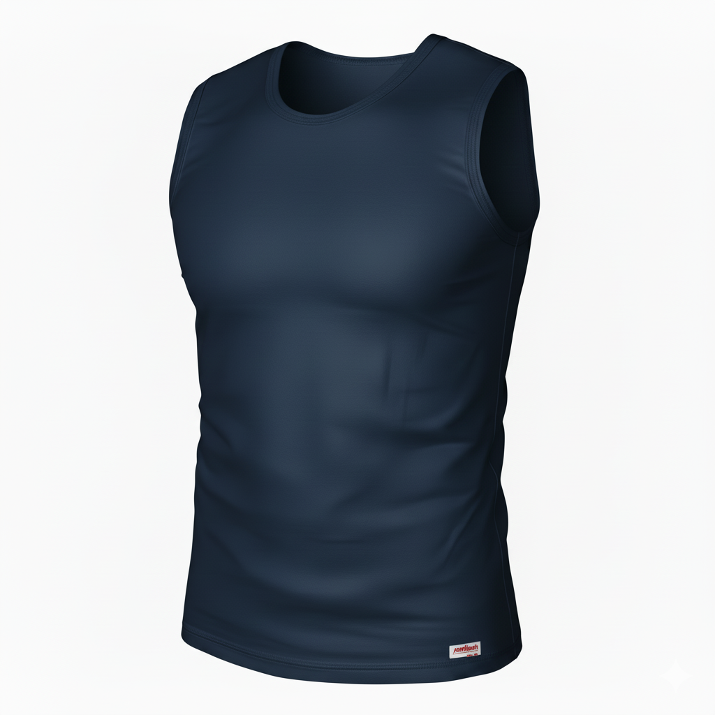 زیرپوش آستین حلقه مردانه نخ پنبه خالص صادراتی - تصویر 9