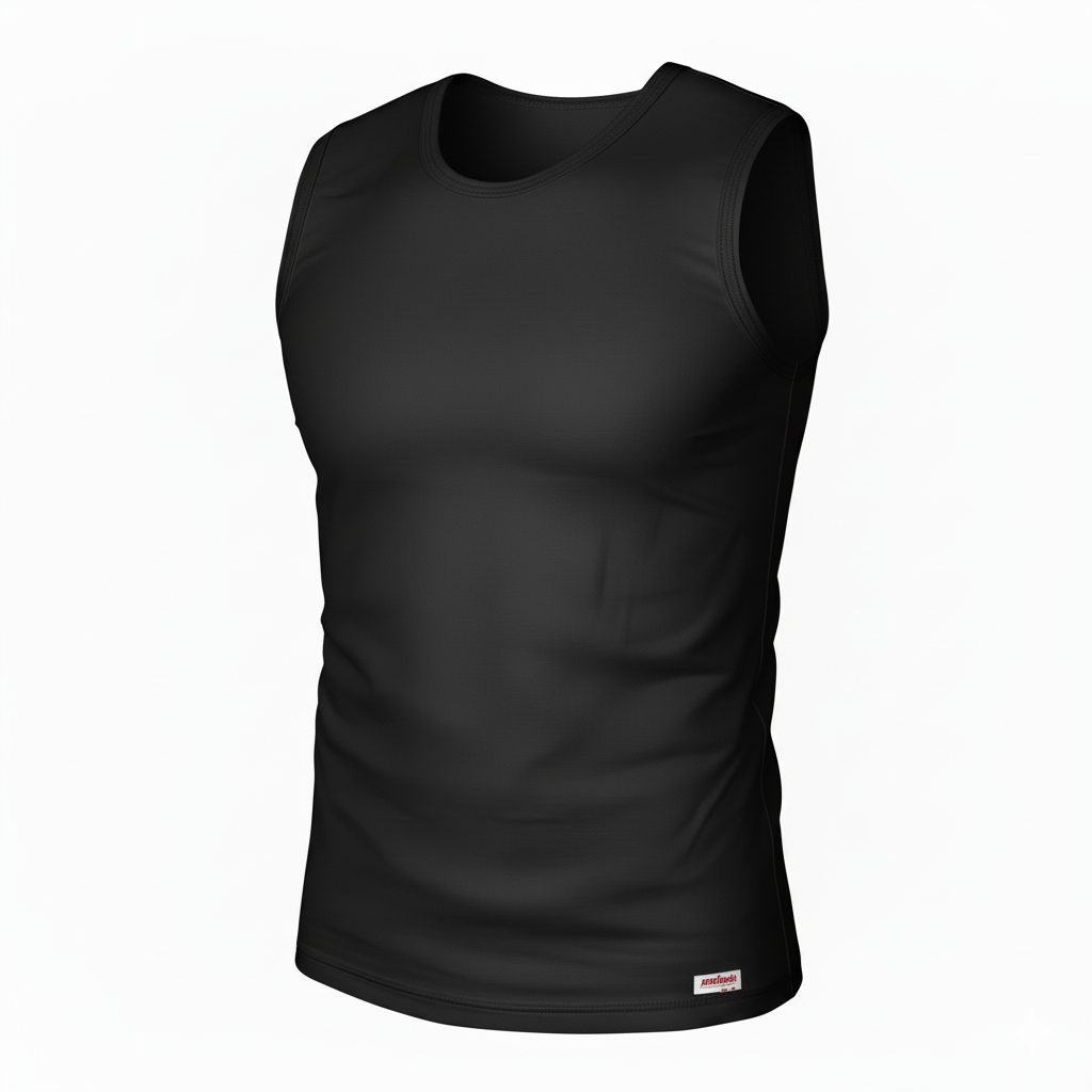 زیرپوش آستین حلقه مردانه نخ پنبه خالص صادراتی