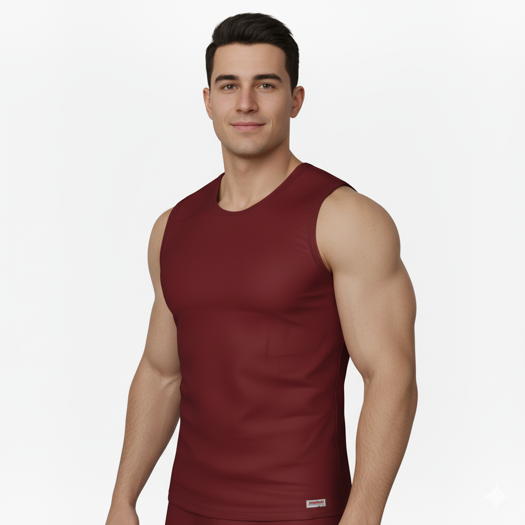 زیرپوش آستین حلقه مردانه نخ پنبه خالص صادراتی - تصویر 3