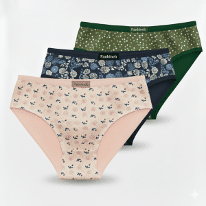 شورت اسلپ زنانه نخ پنبه لاکرا پک 3 عددی