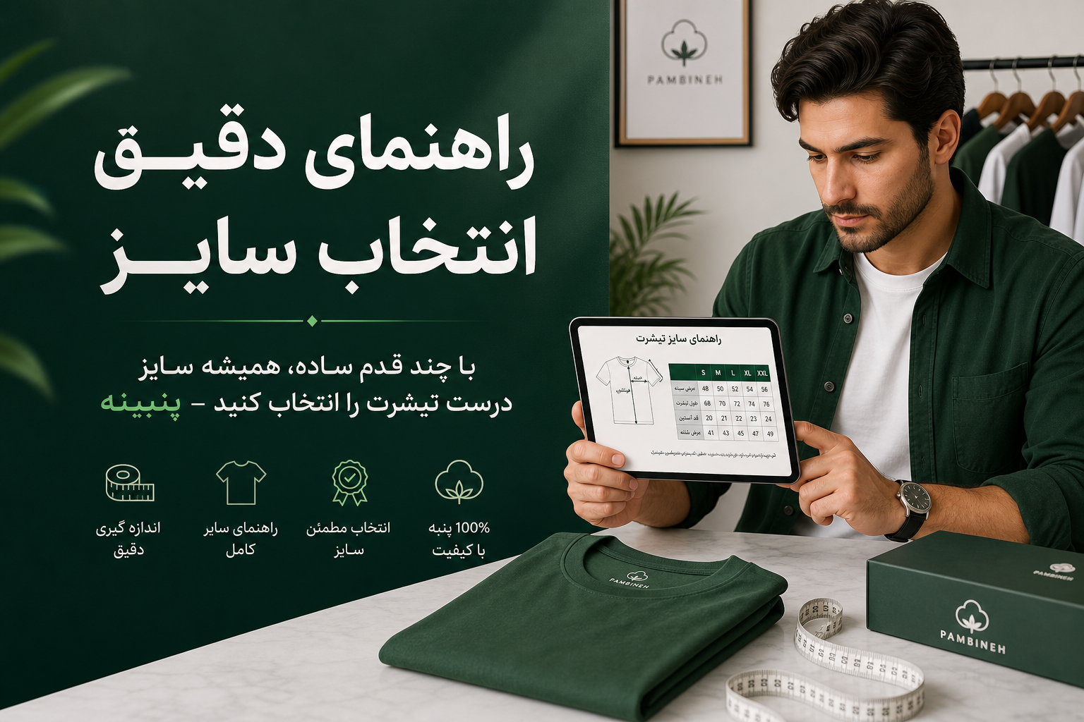 راهنمای انتخاب سایز تیشرت؛ چطور آنلاین بخریم و اشتباه نکنیم؟
